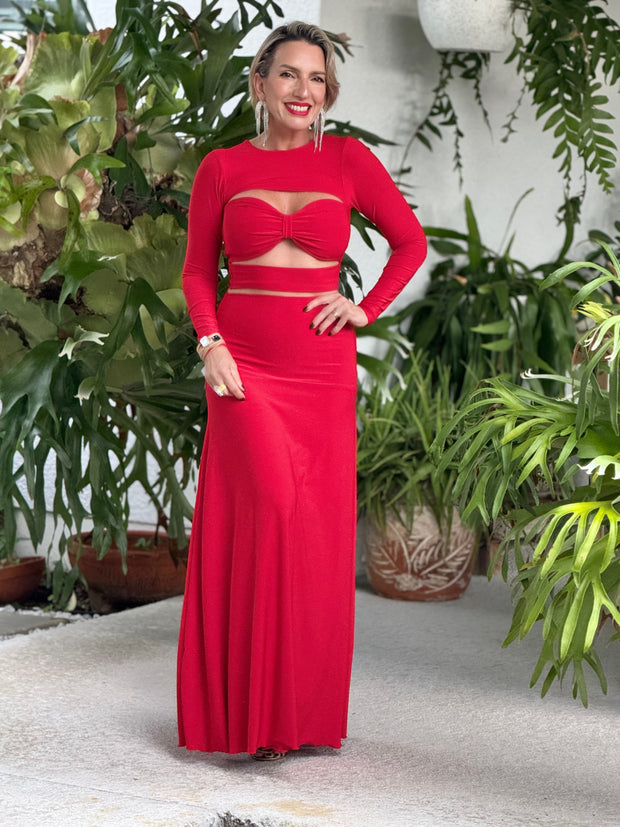 Ursula Crop Top & Adilah Skirt Set