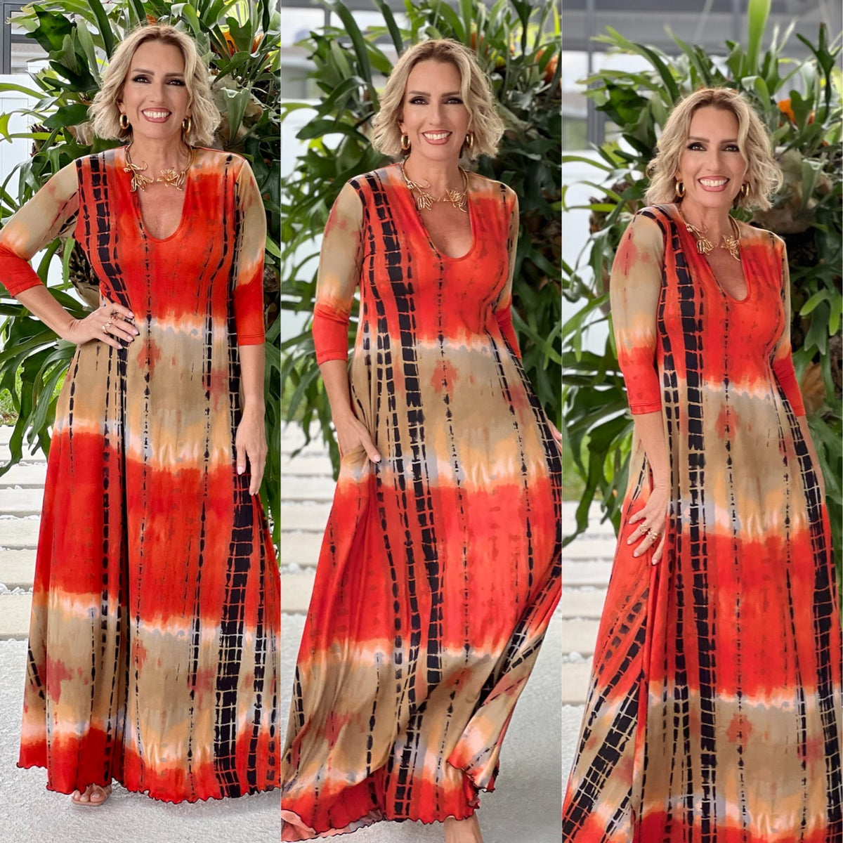 INEZ maxi dress